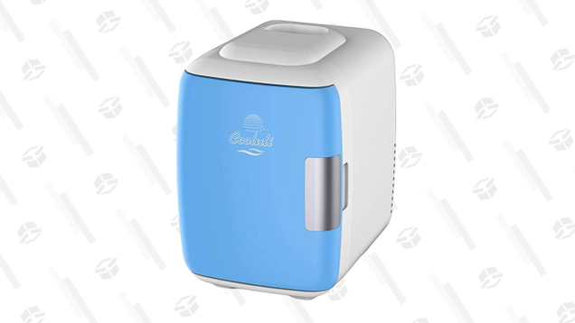 The Cooluli Portable Mini Fridge is small enough to fit anywhere in a crowded dorm room and won’t be a hassle to lug up four flights of stairs on move-in day.